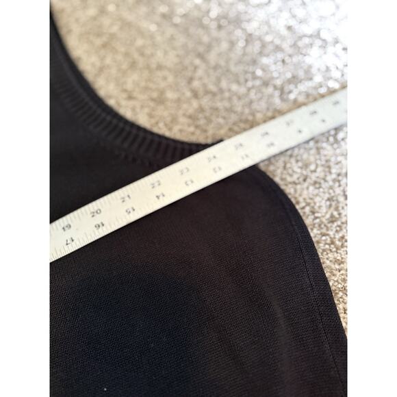 Tommy Hilfiger Sweater Vest Mens XL Black Gray Argyle V Neck Pullover Classic - Picture 8 of 8